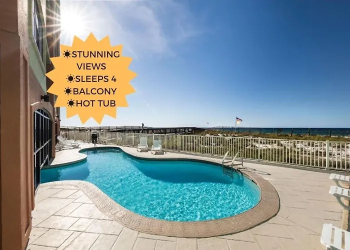 Apartment Oceanfront King Bed Heated Pools & Hot Tub W&d & Cabletv *